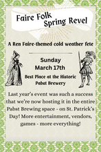 Load image into Gallery viewer, Faire Folk Spring Revel 2024