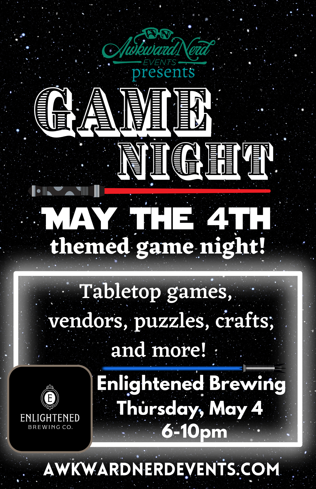 May the 4th Game Night! – Awkward Nerd Events