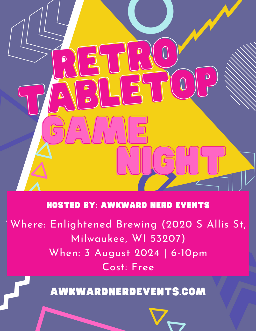 Retro Tabletop Game Night